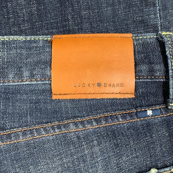 Lucky Brand 361 Vintage Straight Dark Wash Stretch Jeans size 38 - Picture 8 of 16